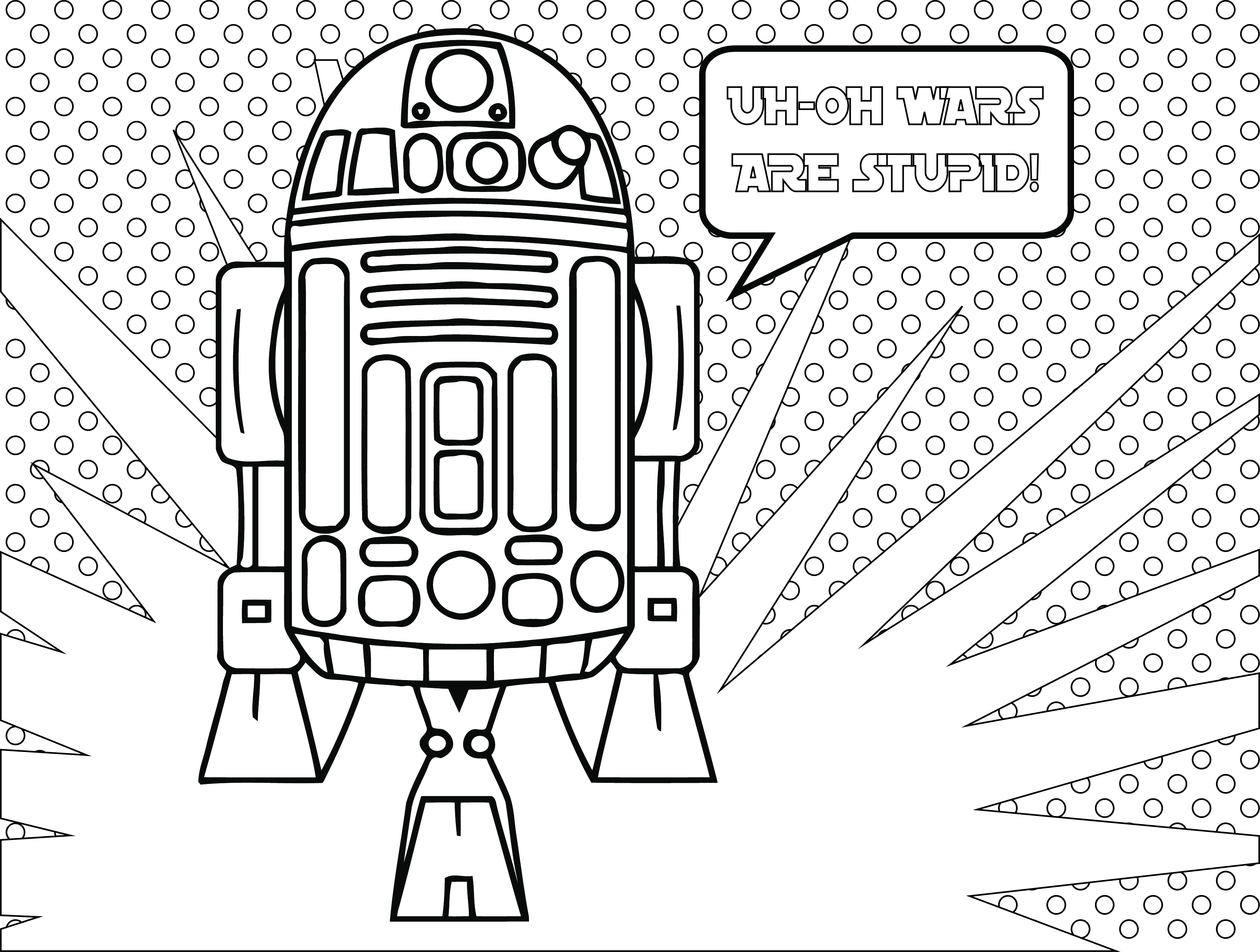 star wars fall of the resistance‬ coloriage r2d2